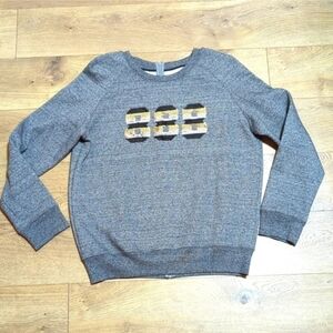 Ashish sequin 888 back zip grey sweatshirt size S NWOT